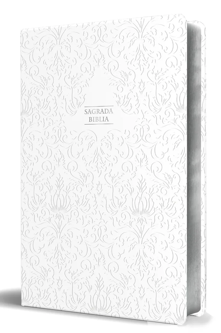 Biblia Católica en español con caja blanca de regalo, para boda, bautizo, Primera Comunión o Confirmación