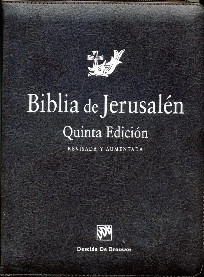 Biblia de Jerusalén, 5.ª edición manual totalmente revisada, modelo con cremallera