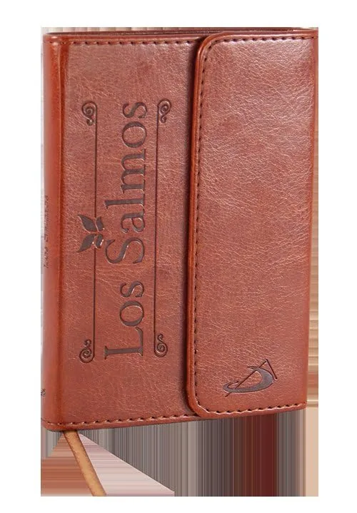 Los Salmos: oraciones para la vida, edición de bolsillo en piel marrón (San Pablo)